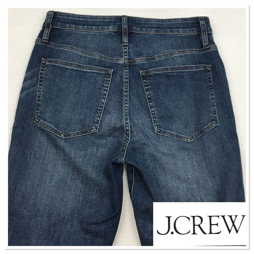 J‎ Crew Vintage Slim Straight Denim jeans Mens 30x27 Cotton Blend Stretch